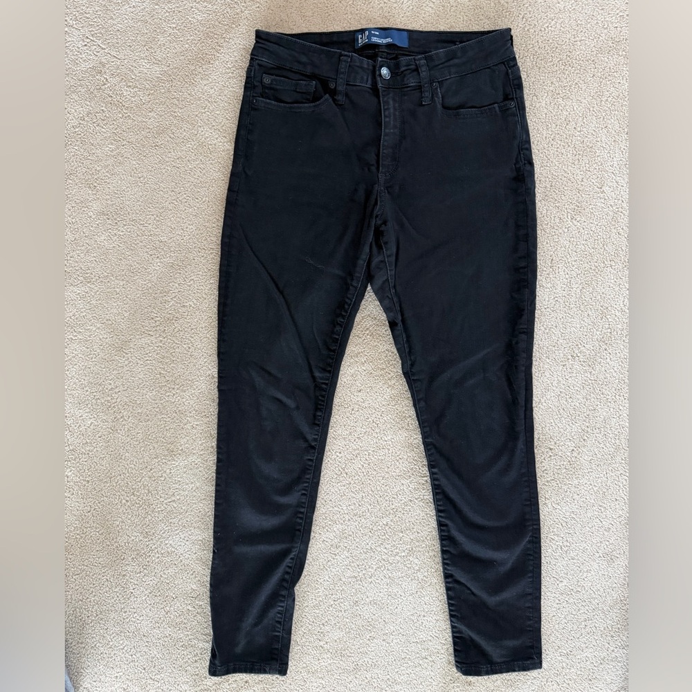 GAP Women's Black curvy Leggings